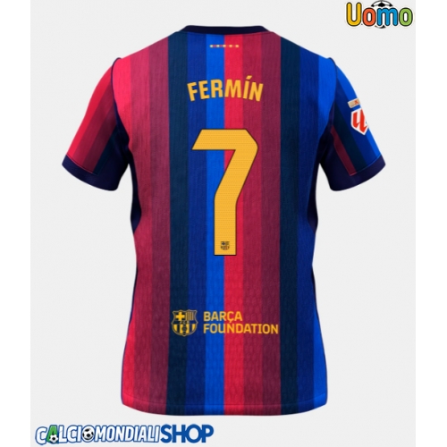 Maglie da calcio Barcelona Fermin Lopez #7 Prima Maglia 2026-27 Manica Corta